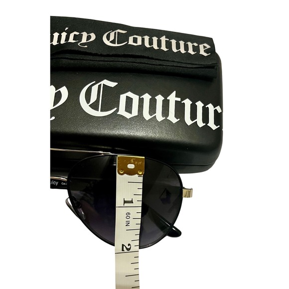 Juicy Couture All Eyes on Juicy Aviator Sunglasses w/ Case NEW main image 7